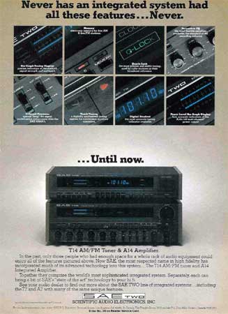 SAE T14 and A14 - Vintage Audio Ads - classicaudio.com