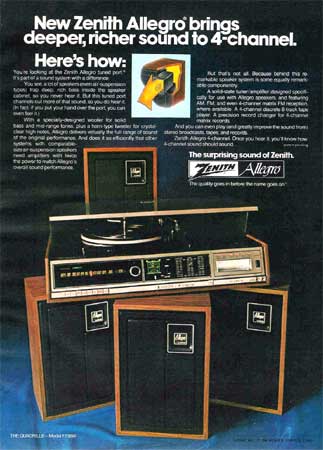 Zenith Allegro #3 - Vintage Audio Ads - classicaudio.com