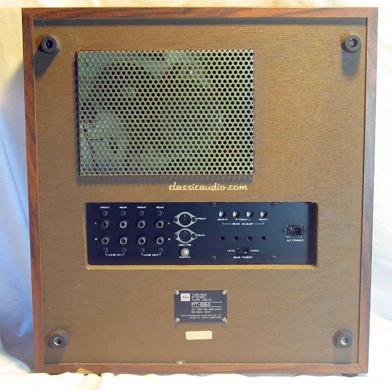 classicaudio.com.. For Sale..Toshiba PT-884 Quad Reel