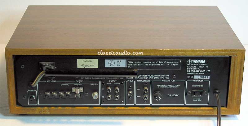 classicaudio.com.. For Sale.. Yamaha CT-800